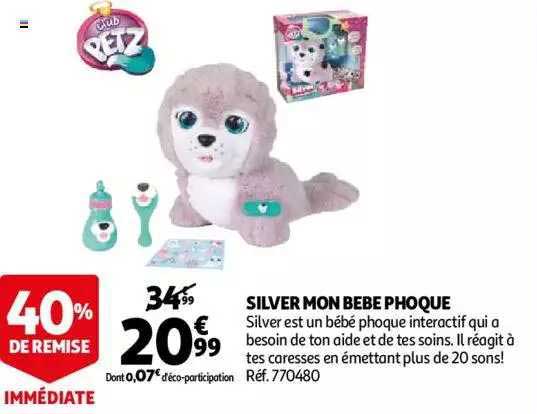 silver mon bébé phoque