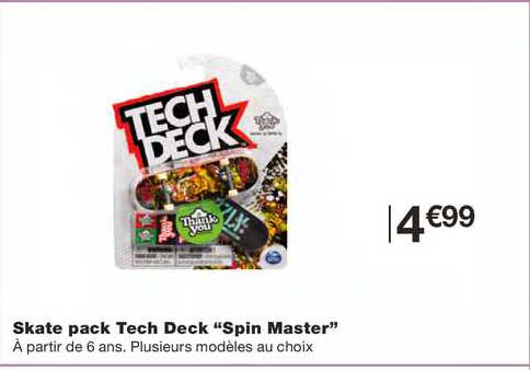 Skate Pack Tech Deck "spin Master"