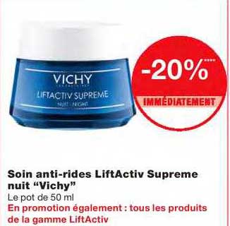 soin anti-rides liftactiv suprême nuit "vichy"