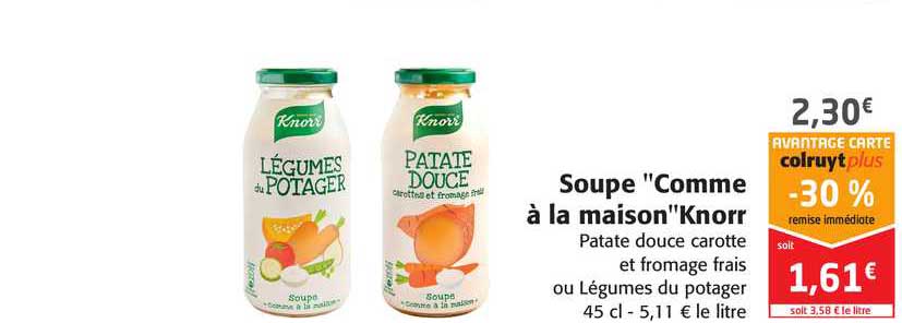 soupe "comme à la maison" knorr