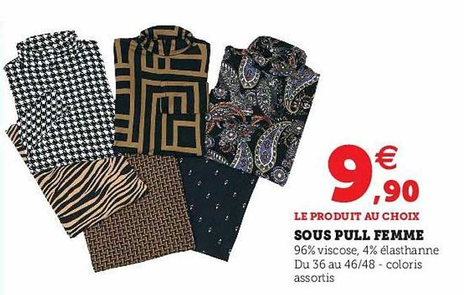 sous pull femme