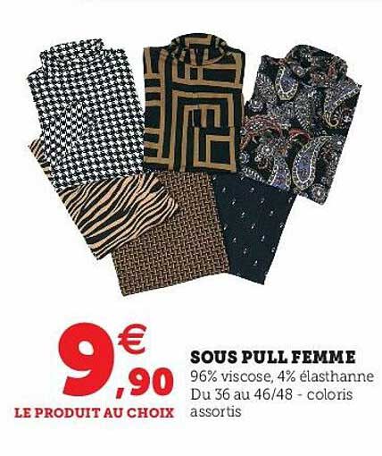 sous pull femme