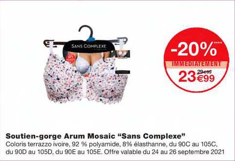 soutien-gorge arum mosaic "sans complexe"