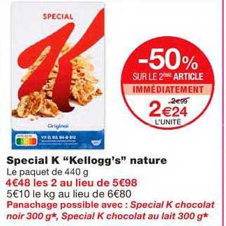 Special K "kellogg's" Nature
