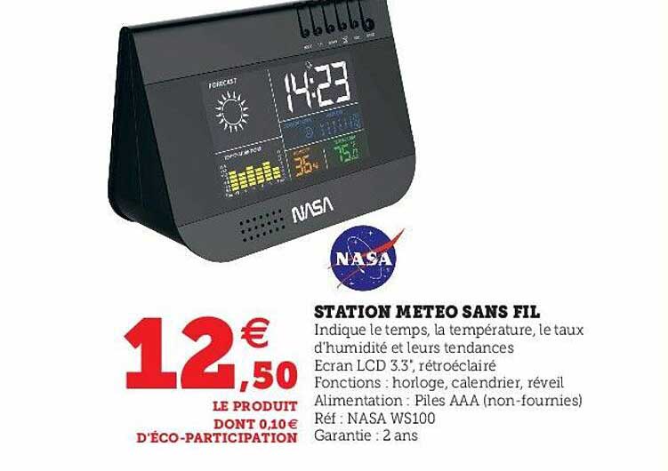 station meteo sans fils nasa