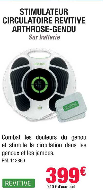 stimulateur circulatoire revitive artrhrose-genou