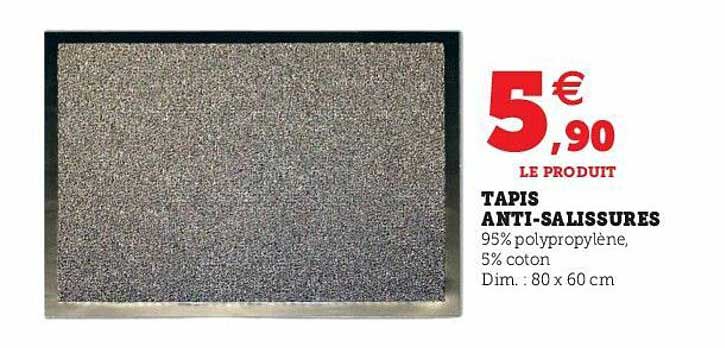 tapis anti-salissures
