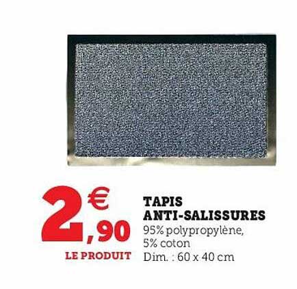 tapis anti-salissures