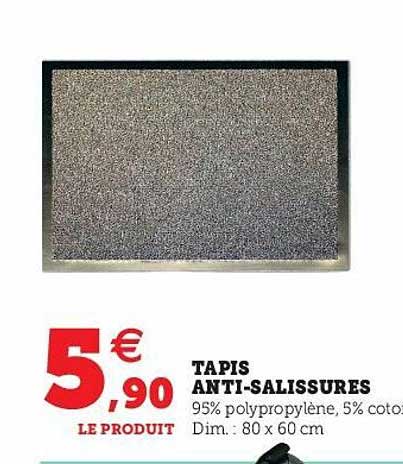 tapis anti-salissures
