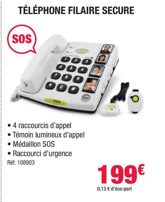téléphone filaire secure
