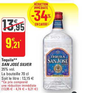 tequila san josé silver