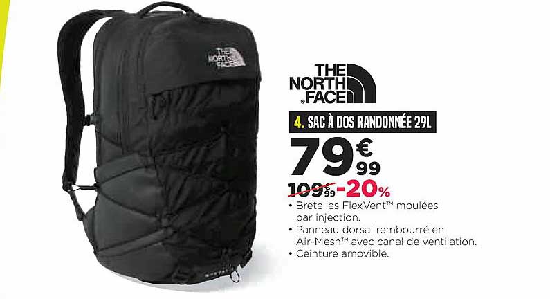 the north face sac à dos randonnéee 29l