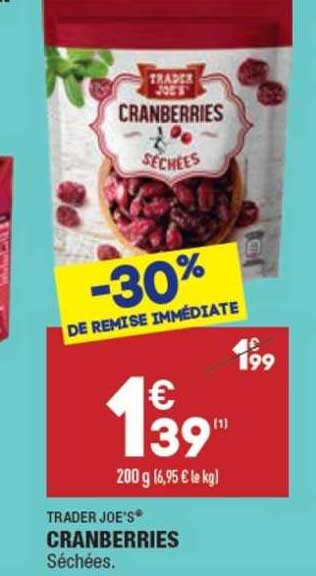 trader joe's cranberries