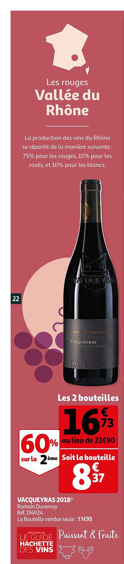 vacqueyras 2018 romain duvernay