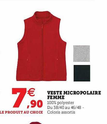veste micropolaire femme