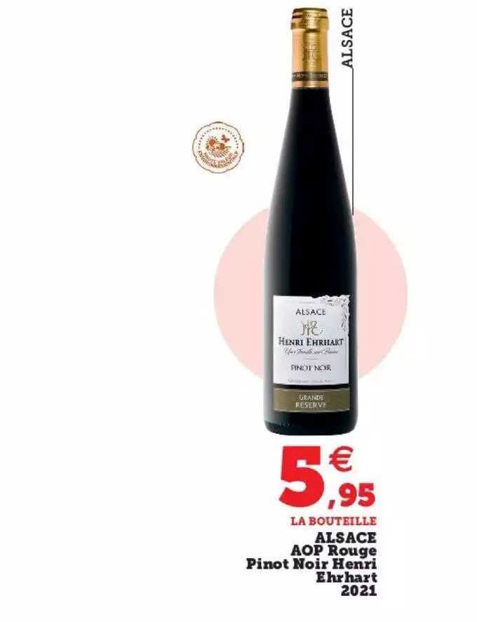 alsace aop rouge pinot noir henri ehrhart 2021