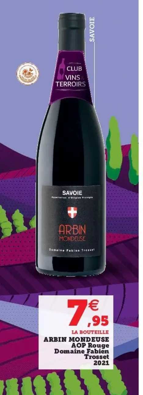 arbin mondeuse aop rouge domaine fabien trosset 2021