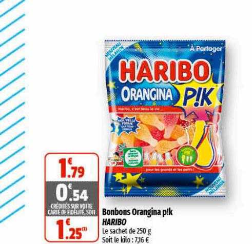 Bonbons Orangina P!k Haribo