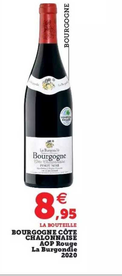 bourgogne côte chalonnaise aop rouge la burgondie 2020