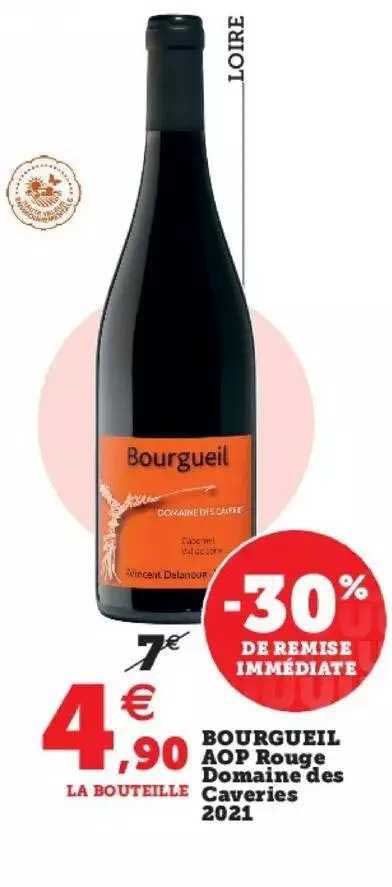 bourgueil aop rouge domaine des caveries 2021