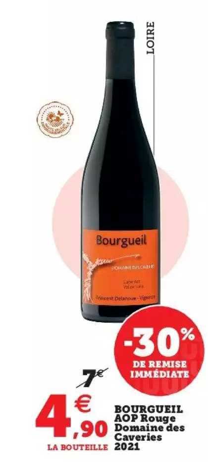 bourgueil aop rouge domaine des caveries 2021