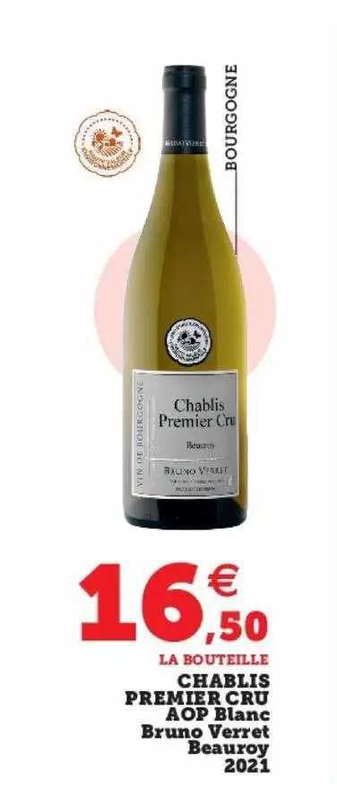 chablis premier cru aop blanc bruno verret beauroy 2021