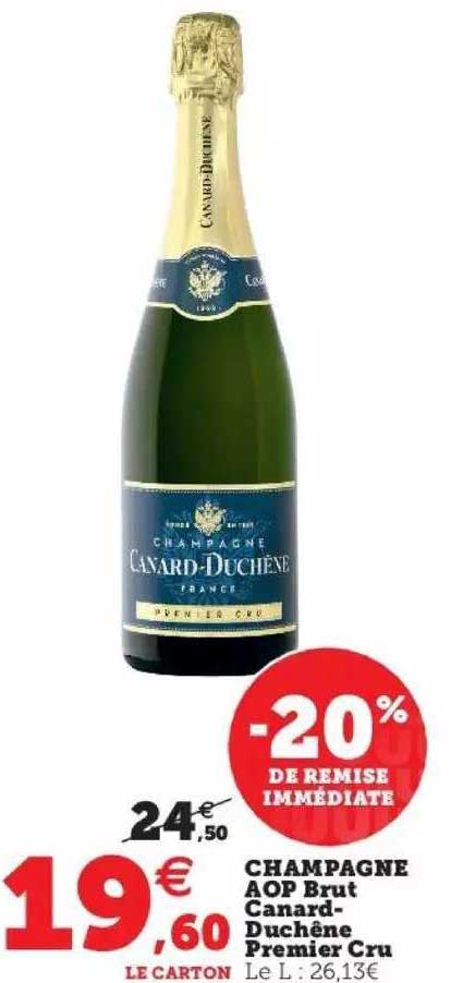 champagne aop brut canard-duchêne premier cru