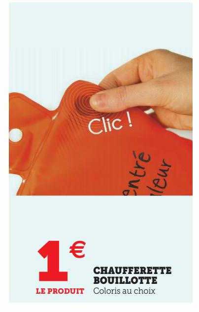 Chaufferette Bouillotte