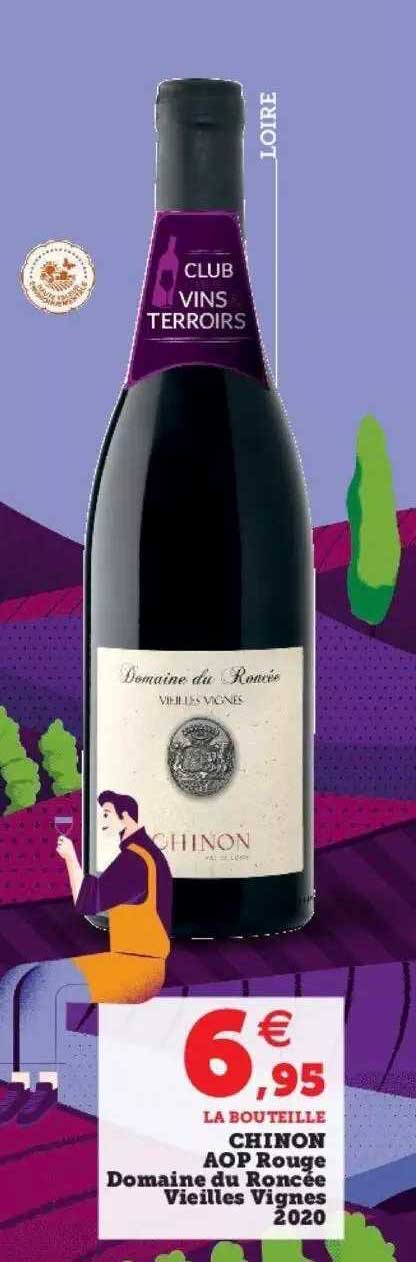 chinon aop rouge domaine du roncée vieilles vignes 2020