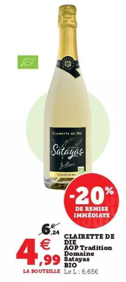 clairette de die aop tradition domaine satayas bio