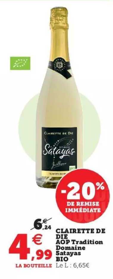 clairette de die aop tradition domaines satayas bio