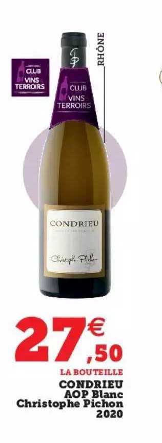condrieu aop blanc christophe pichon 2020