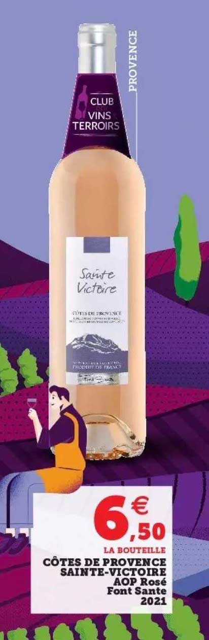 côtes de provence sainte-victoire aop rosé font sante 2021