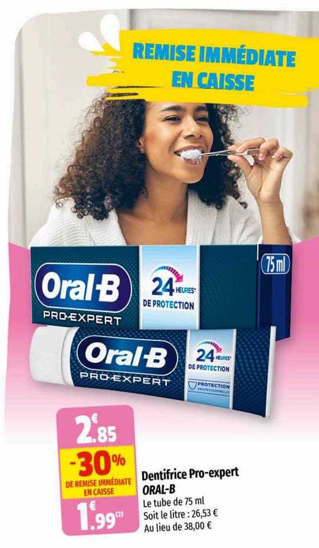 dentifrice pro-expert oral-b