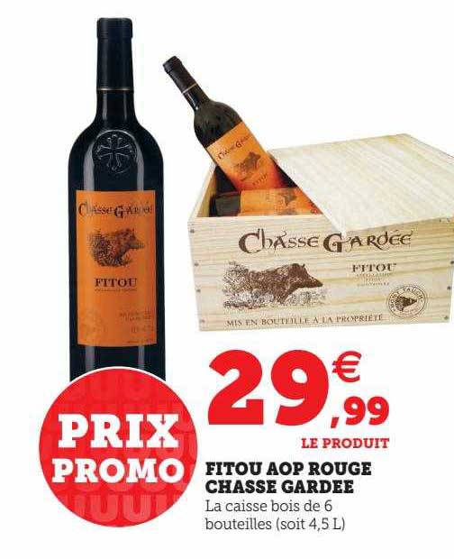 fitou aop rouge chasse gardée