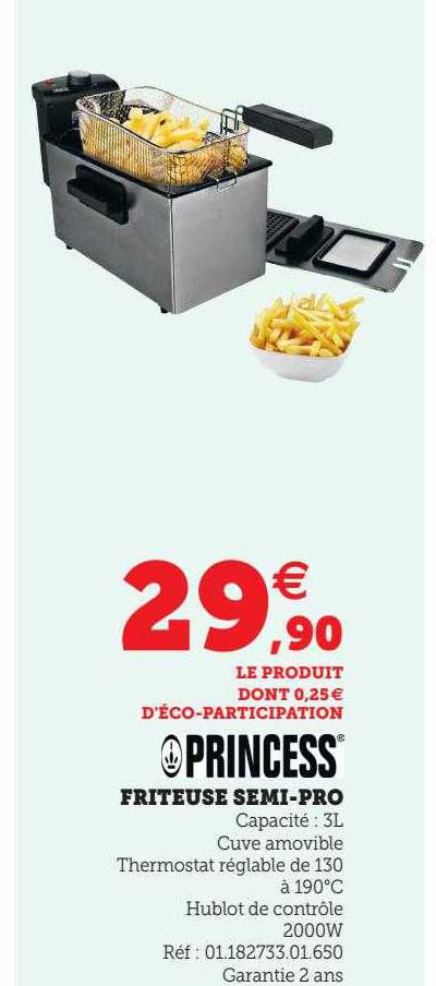 friteuse semi-pro princess