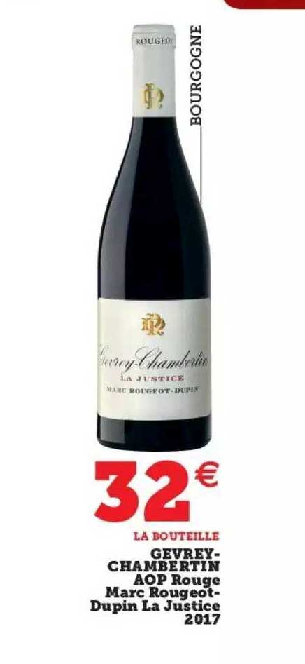 gevrey-chambertin aop rouge marc rougeot-dupin la justice 2017