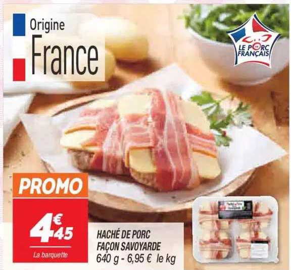 haché de porc façon savoyarde
