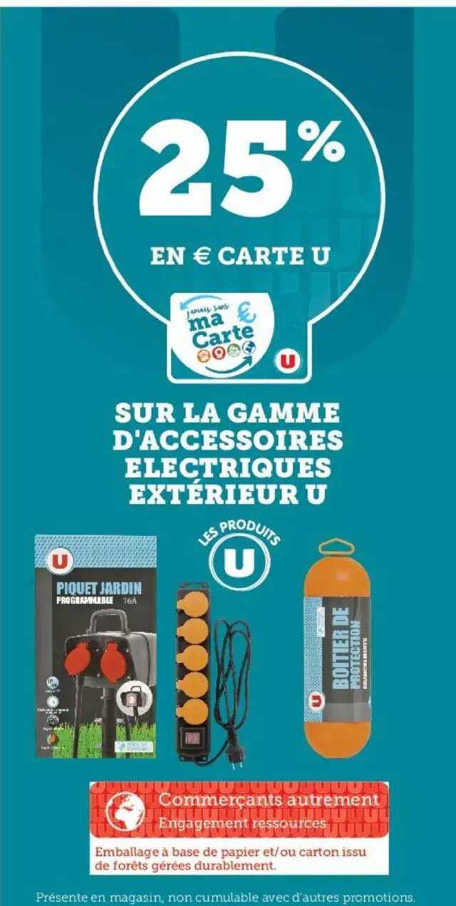 la gamme d'accessoires électriques extérieur u