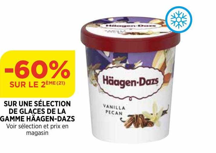 la gamme häagen-dazs