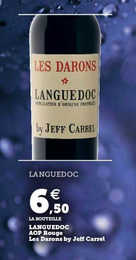 languedoc aop rouge les darons by jeff carrel