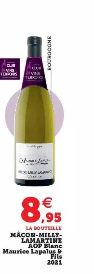 mâcon-milly-lamartine aop blanc maurice lapalus & fils 2021