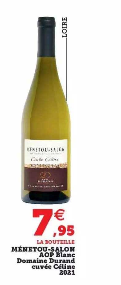 ménetou-salon aop blanc domaine durand cuvée céline 2021