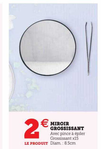 miroir grossissant