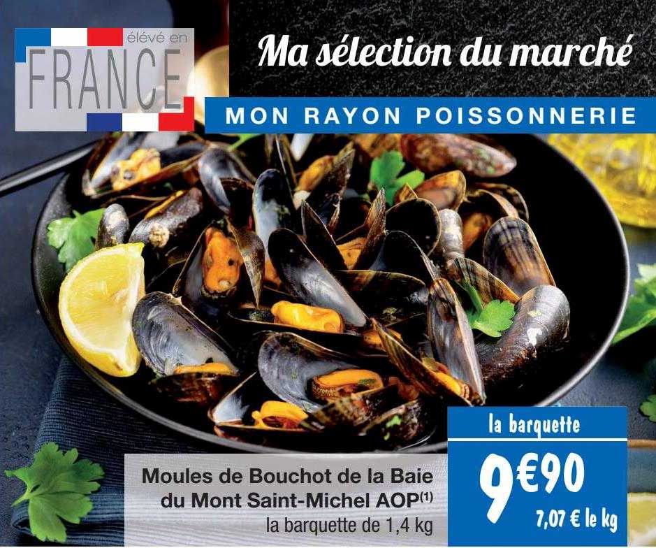 moules de bouchot de la baie du mont saint-michel aop