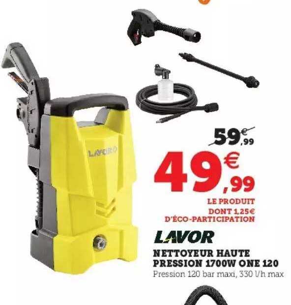 Nettoyeur Haute Pression 1700w One 120 Lavor