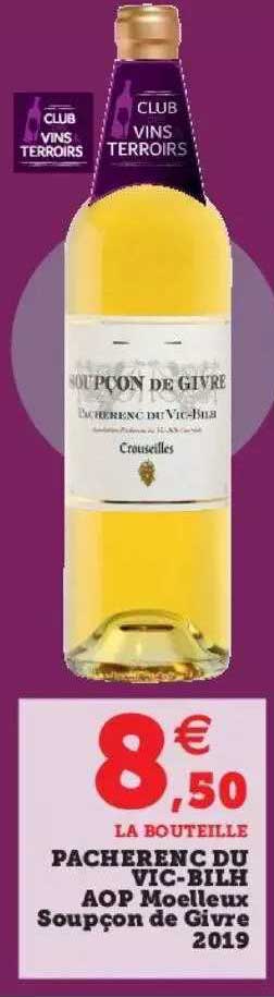 Pacherenc Du Vic-bilh Aop Moelleux Soupçon De Givre 2019