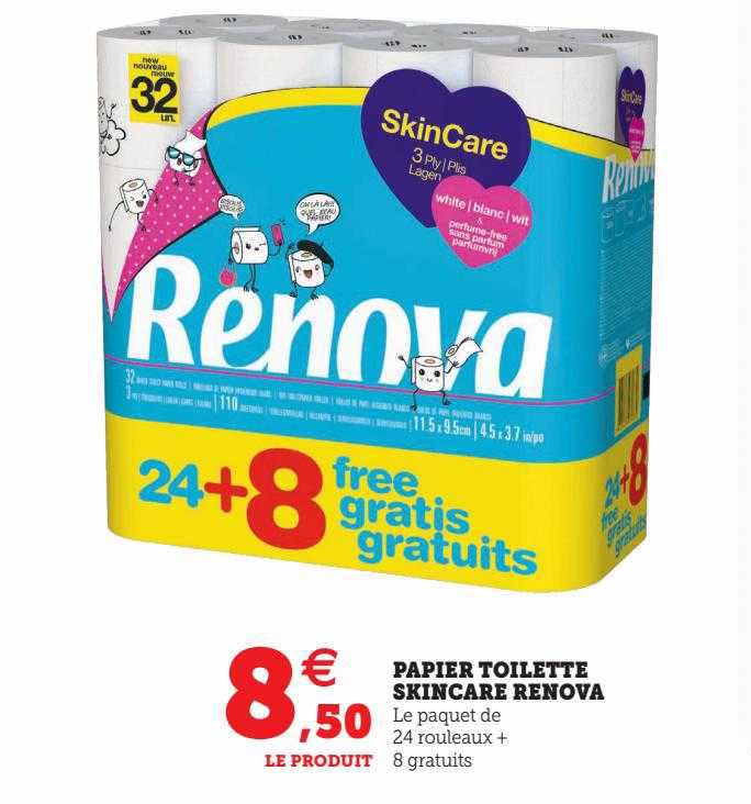 Papier Toilette Skincare Renova