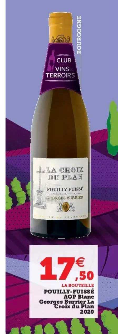 pouilly-fuissé aop blanc georges burrier la croix du plan 2020