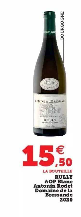 rully aop blanc antonin rodet domaine de la bressande 2020